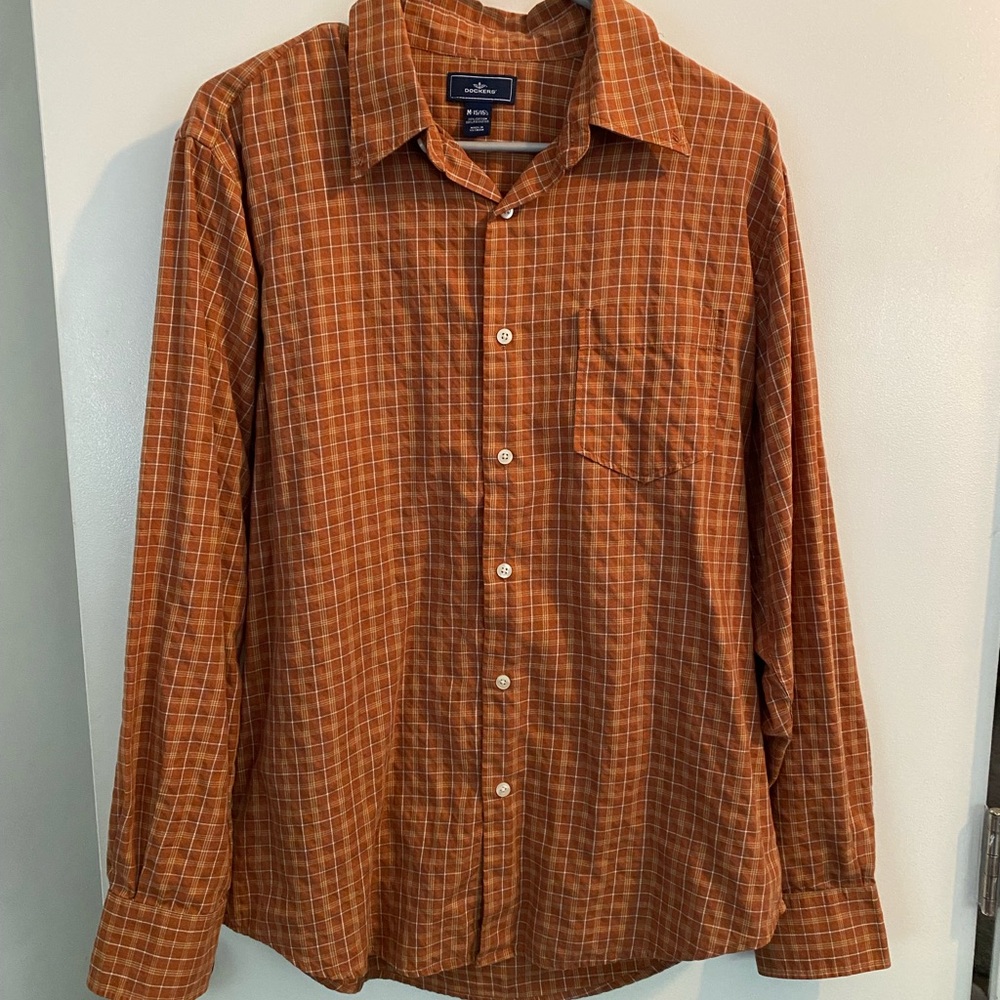 Dockers Plaid Essential Button Up - Men’s M